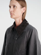 Barbour - Barbour OS Bedale Wax Jacket in Grey