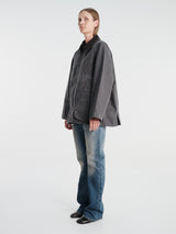 Barbour - Barbour OS Bedale Wax Jacket in Grey