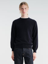 Beams Plus - Crew 9G in Navy