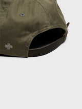 Beams Plus - 6 Panel Herringbone Cap in Olive