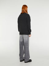 Beams Plus - Knit Polo 9G Shirt in Charcoal