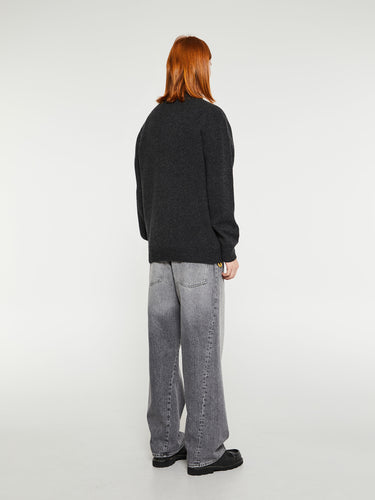 Beams Plus - Knit Polo 9G Shirt in Charcoal