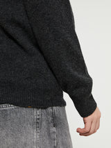 Beams Plus - Knit Polo 9G Shirt in Charcoal