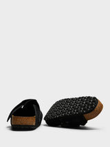 Birkenstock - Loma Nubuck Leather and Suede Sandals in Black