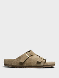 Birkenstock - Zürich Suede Narrow Sandals in Taupe
