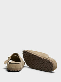 Birkenstock - Zürich Suede Narrow Sandals in Taupe