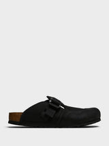 Birkenstock - Boston Nova Narrow Textile Shoes in Black