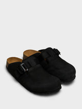 Birkenstock - Boston Nova Narrow Textile Shoes in Black