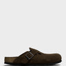 Birkenstock - Boston Suede Leather Shoes in Carafe Tonal