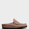 Birkenstock - Naples Wrapped Suede Leather Shoes in Pink Clay