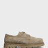 Birkenstock - Highwood Lace Low Suede Leather Shoes in Taupe