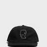 Brain Dead - Washed Twill Logohead Hat in Black