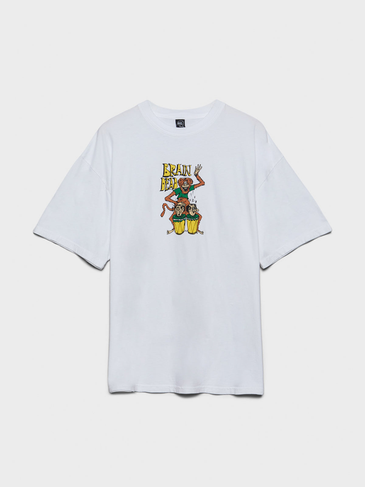 Brain Dead - Bongo Brain T-Shirt in White