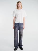 Calm. - Chore Pants in Navy Mud Wash