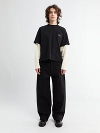 Calm. - Black Raw Selvedge Jeans in Black