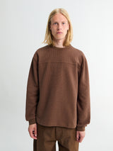 Calm. - Waffle T-Shirt in Brown