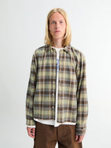Calm. - Shirt in Green, Blue & Brown