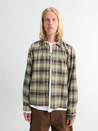 Calm. - Shirt in Green, Blue & Brown