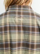 Calm. - Shirt in Green, Blue & Brown