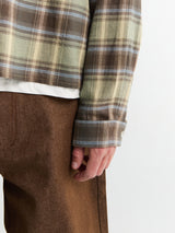 Calm. - Shirt in Green, Blue & Brown