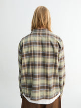 Calm. - Shirt in Green, Blue & Brown
