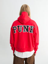 Calm. - Punk Hoodie in Red