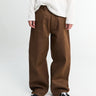Calm. - Baggy Jeans in Brown