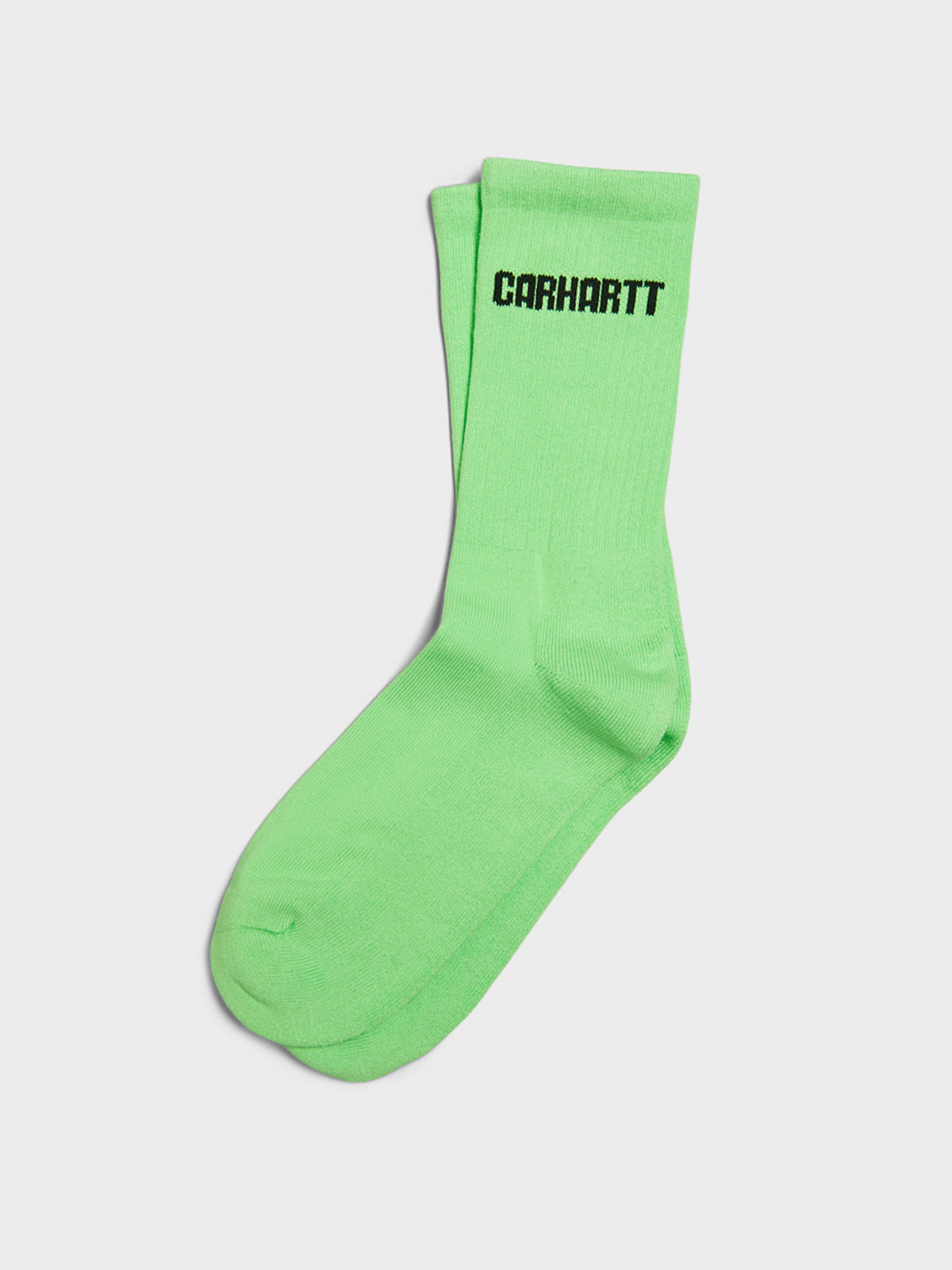 Carhartt WIP - Industry Socks in Lumo Green and Black