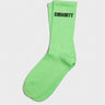 Carhartt WIP - Industry Socks in Lumo Green and Black