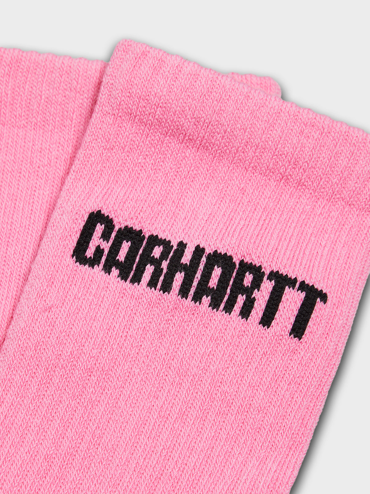 Carhartt WIP - Industry Socks in Lumo Pink and Black