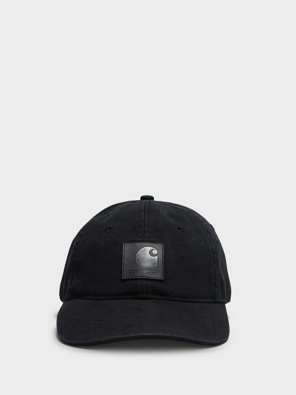 Carhartt WIP - Canvas Cap in Black and Manta