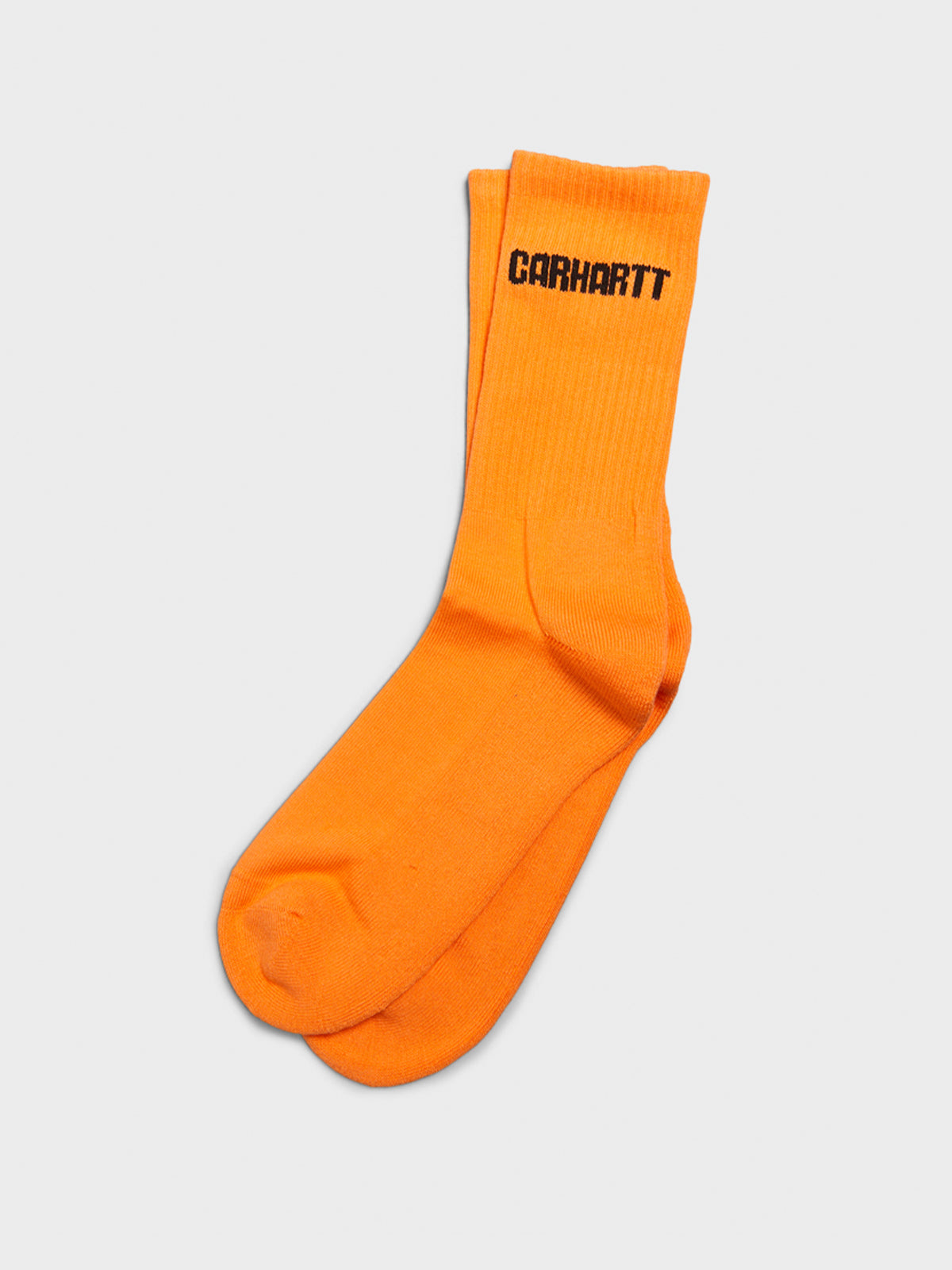 Carhartt WIP - Industry Socks in Lumo Orange and Black