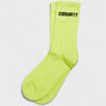 Carhartt WIP - Industry Socks in Lumo Yellow and Black