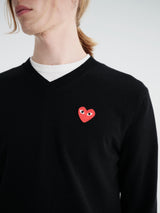 Comme des Garçons PLAY - Knit Pullover in Black