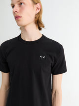 Comme des Garçons PLAY - Black Heart T-Shirt in Black