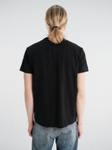 Comme des Garçons PLAY - Red Heart T-Shirt in Black