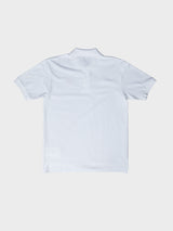 Comme des Garçons PLAY - U T-Shirt Red Emblem Knit in White