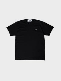 Comme des Garçons PLAY - Black Heart T-Shirt in Black