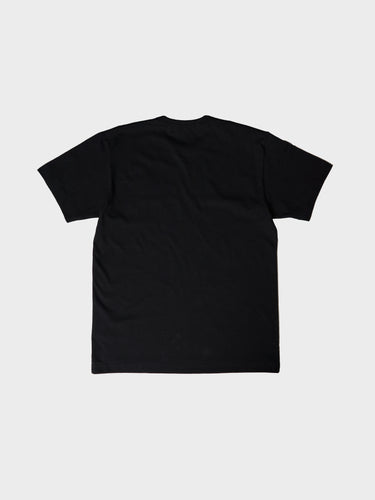 Comme des Garçons PLAY - U T-Shirt Knit With Black Heart in Black