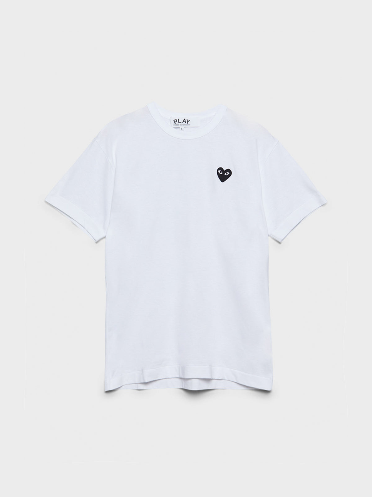 Comme des Garçons PLAY - Black Heart T-Shirt in White