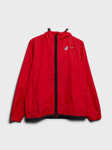 Comme des Garçons PLAY - CDG Play x K Way Full Zip Packable Jacket in Red