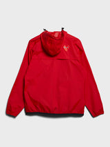 Comme des Garçons PLAY - CDG Play x K Way Full Zip Packable Jacket in Red