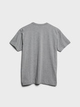 Comme des Garçons PLAY - T-Shirt With Black Emblem in Grey
