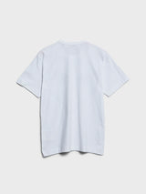 Comme des Garçons PLAY - T-Shirt With Black Emblem in White