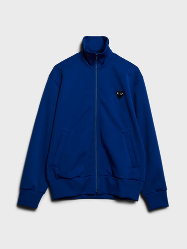 Comme des Garçons PLAY - Sweatshirt with Black Emblem in Navy