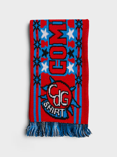 Comme des Garçons SHIRT - Mens Scarf in Red and Blue