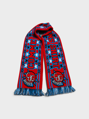 Comme des Garçons SHIRT - Mens Scarf in Red and Blue