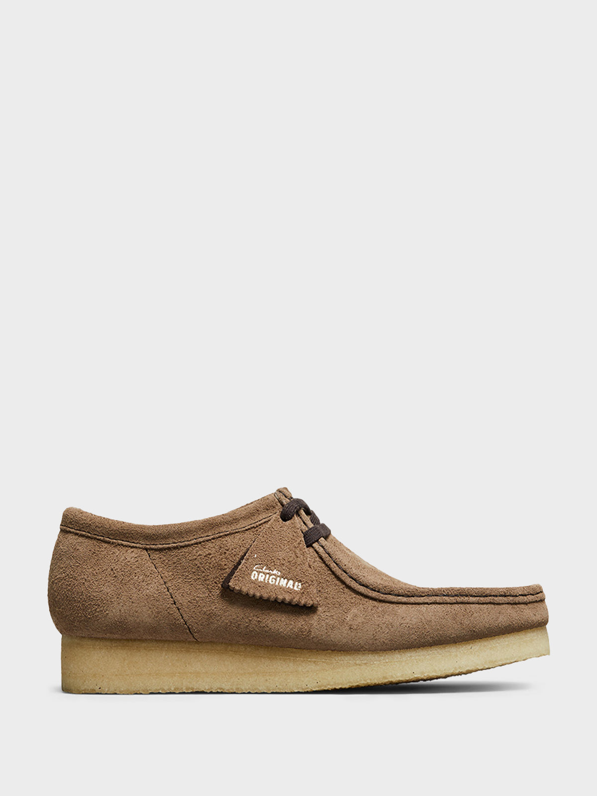 Clarks - Wallabee Shoes in Wolf Suede