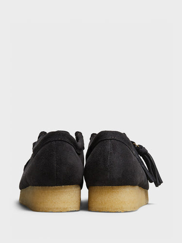 Clarks - Women's Wallabee Shoes in Brown Slate Suede