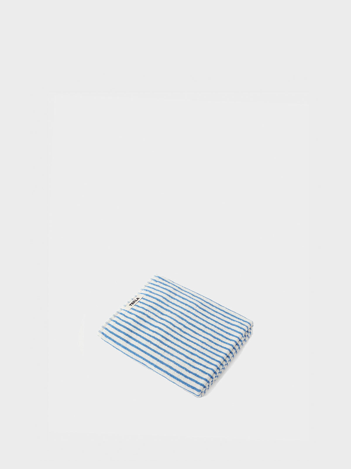 Tekla - Washcloth in Coastal Blue Stripes